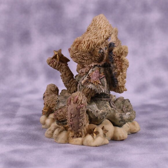 Boyds‎ Bears Celeste Angel Rabbit Figurine #2230 1993 Harp Wings Stars Vintage - Picture 2 of 9